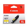 Картридж струйный Canon CLI-451XLY 6475B001 желтый для Canon Pixma iP7240/MG6340/MG5440