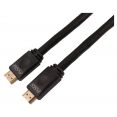 Кабель аудио-видео LAZSO WH-111 HDMI (m)/HDMI (m) 20м. Позолоченные контакты черный (WH-111(20M))