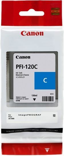 Картридж струйный Canon PFI-120 C 2886C001 голубой для Canon ТМ-серия
