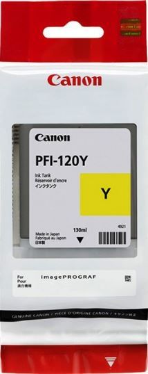 Картридж струйный Canon PFI-120 Y 2888C001 желтый для Canon ТМ-серия