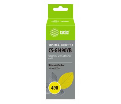  Cactus CS-GI490YB  100  Canon Pixma G1400/G2400/G3400