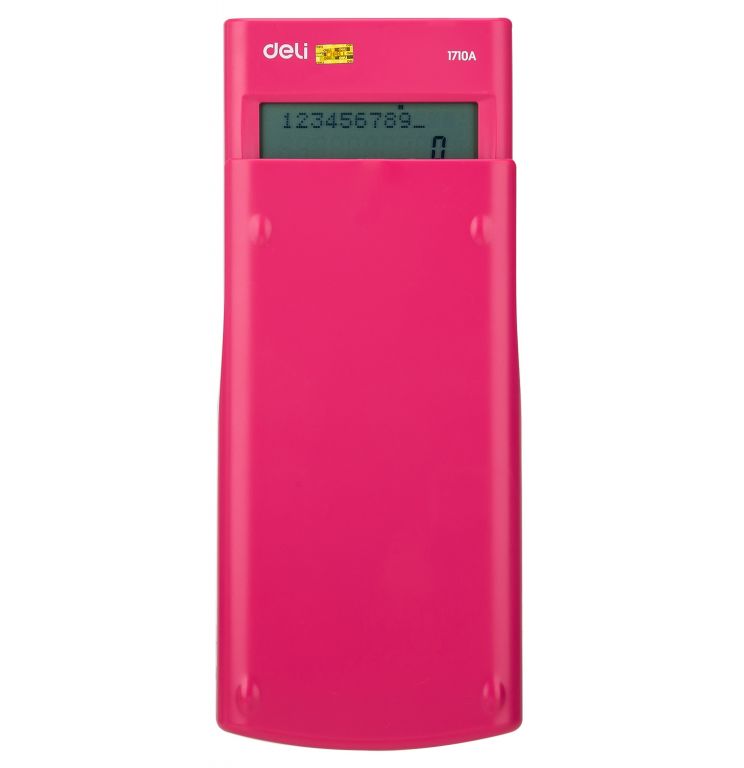 Калькулятор научный Deli E1710A/RED красный 10+2-разр.