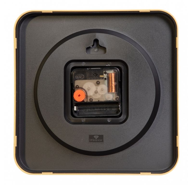 Часы настенные аналоговые Бюрократ WallC-S62P D19см бежевый (WALLC-S62P19/BEIGE)