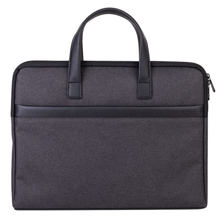 Папка-портфель Deli 63751GREY 1 отдел. терилен серый Мин. заказ: 12
