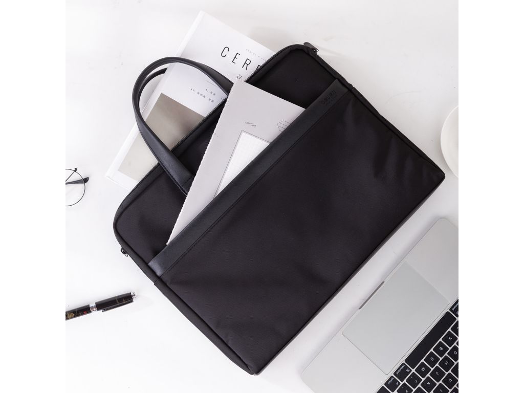 Папка-портфель Deli 63751BLACK 1 отдел. терилен черный Мин. заказ: 12