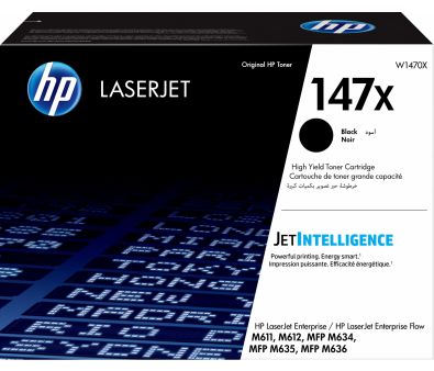   HP 147X W1470X  (25200.)  HP LaserJet M610dn