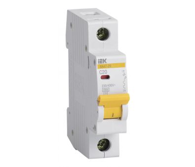   IEK 47-29 MVA20-1-020-C 20A  C 4.5kA 1 230/400 1 