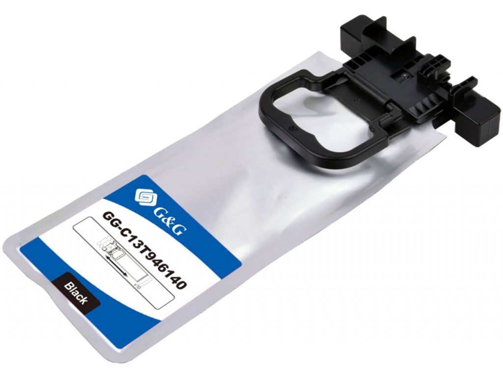 Картридж струйный G&G GG-C13T946140 T9461 черный (180мл) для Epson WorkForce Pro WF-C5290DW/C5790DW