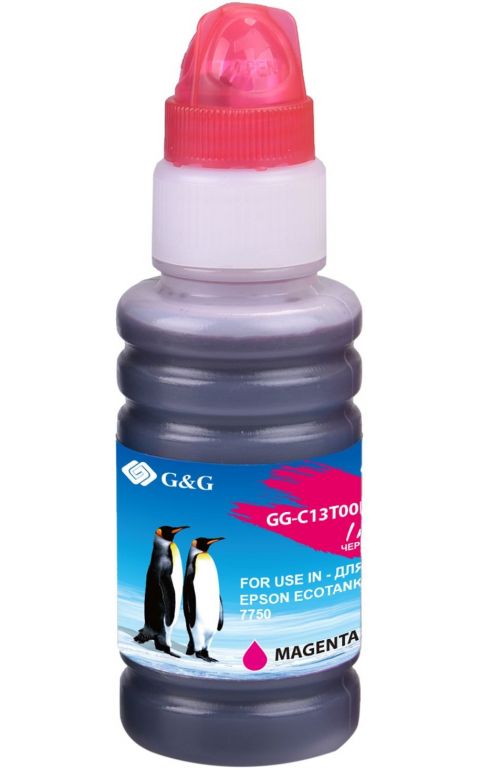 Чернила G&G GG-C13T00R340 пурпурный 70мл для Epson EcoTank 7700/7750