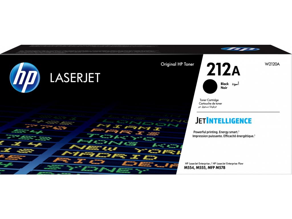 Картридж лазерный HP 212A W2120A черный (5500стр.) для HP CLJ Enterprise M554/M555