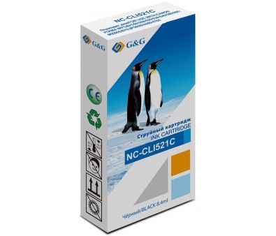   G&G NC-CLI521C  (8.4)  Canon PIXMA MP540/550/560/620/630/640/980/990
