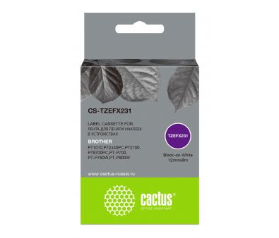  CACTUS CS-TZEFX231 ( Brother TZe-FX231)