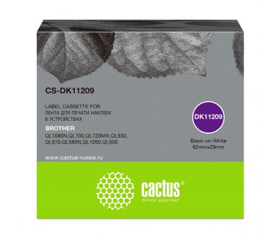   Cactus CS-DK11209 DK-11209   Brother P-touch QL-500, QL-550, QL-700, QL-800