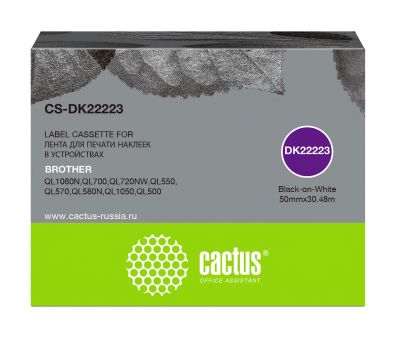   Cactus CS-DK22223 DK-22223   Brother P-touch QL-500, QL-550, QL-700, QL-800