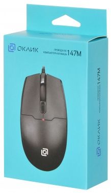 Мышь Oklick 147M (черный)