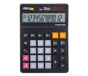 Калькулятор настольный Deli EM01420 черный 12-разр.