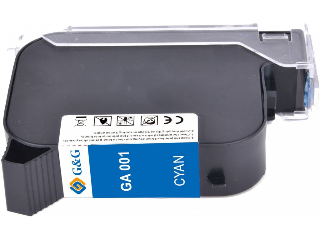 Картридж струйный G&G GA-001C голубой (42мл) для G&G GG-HH1001