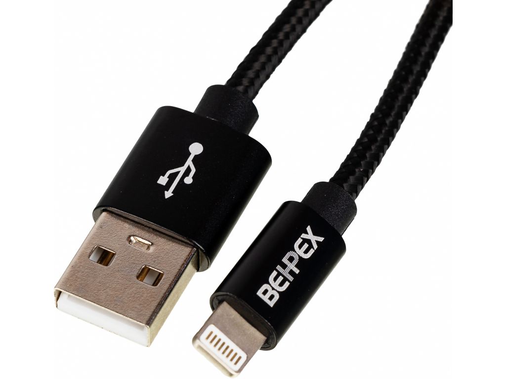 Кабель USB (m)-Lightning (m) 3м черный