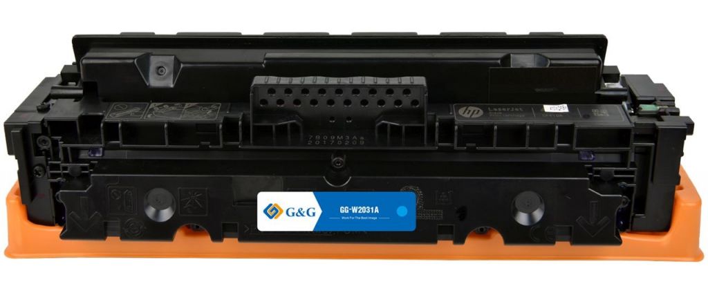 Картридж лазерный G&G GG-W2031A 415A (есть ограничения по прошивке) голубой (2100стр.) для HP LJ M454/MFP M479