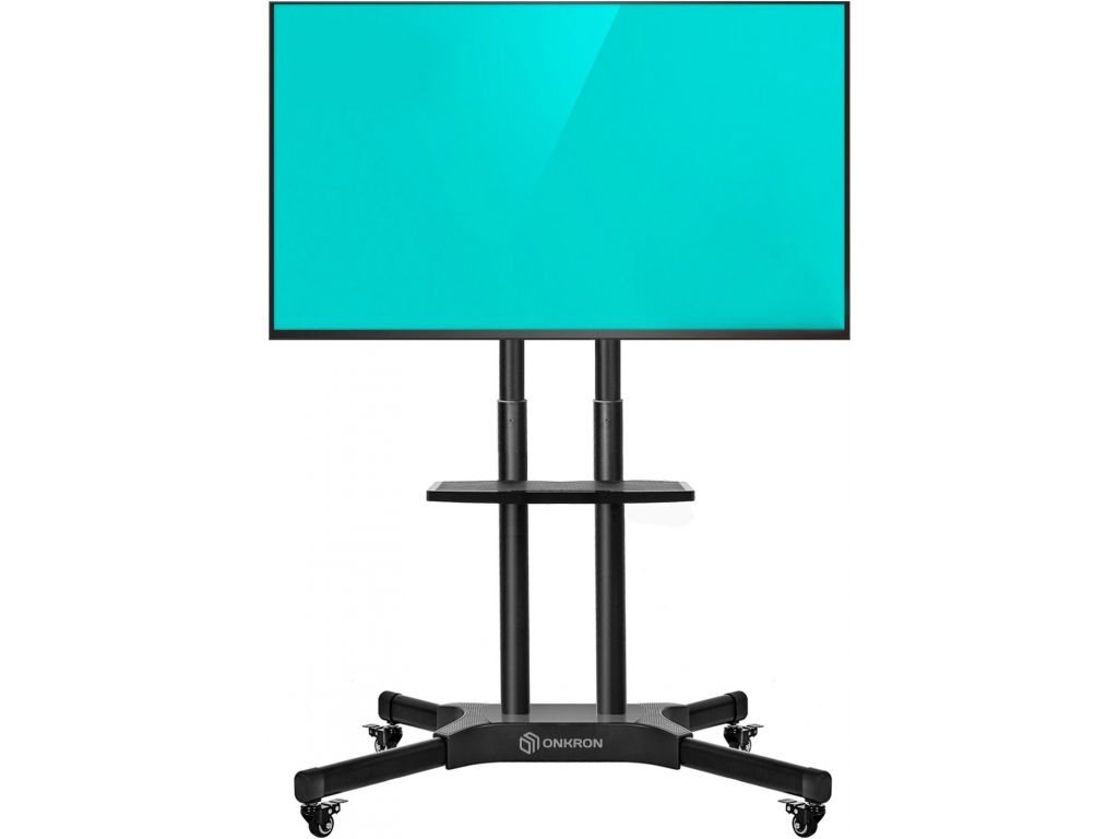 Подставка для телевизора Onkron TS1351 черный 40"-65" макс.45.5кг напольный мобильный