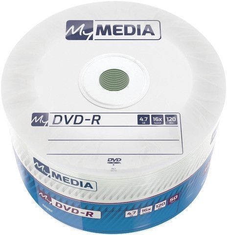 DVD-R диск MyMedia 4.7Gb 16x MyMedia 50 шт. в пленке 69200