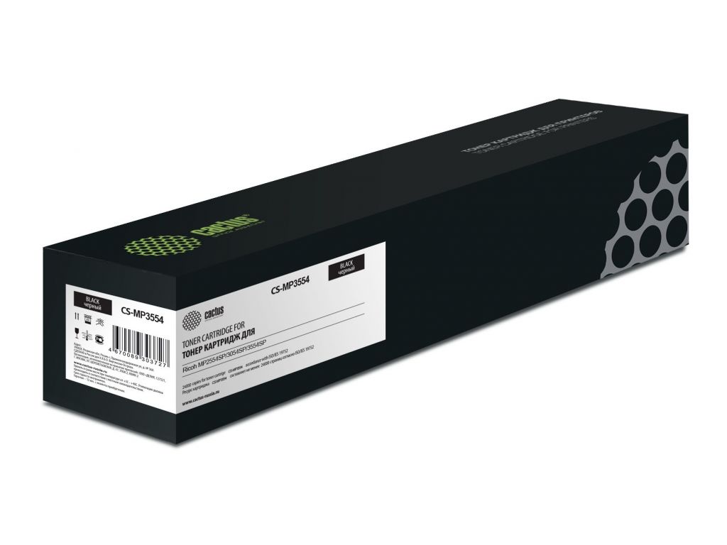 Картридж лазерный Cactus CS-MP3554 842348/842125 черный (24000стр.) для Ricoh MP2554SP/3054SP/3554SP