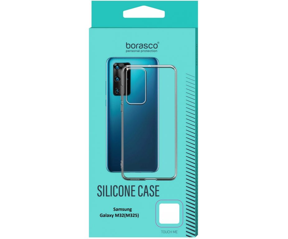 Чехол (клип-кейс) BoraSCO для Samsung Galaxy M32 прозрачный (40349)