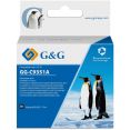 Картридж струйный G&G GG-C9351A черный (17мл) для HP DJ 3920/3940/D1360/D1460/D1470/D1560/D2330/D2360/D2430/D2460/F370/F375/F380/F2180/F2187/F2224/F2280/F2290/F4140/F4172/F4180/F4190