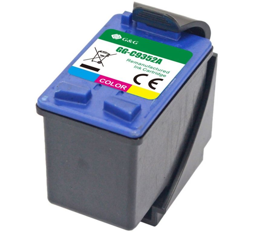 Картридж струйный G&G GG-C9352A многоцветный (11.4мл) для HP