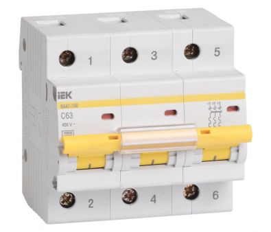   IEK MVA40-3-063-C 63A  C 10kA 3 400 3  (.:1)