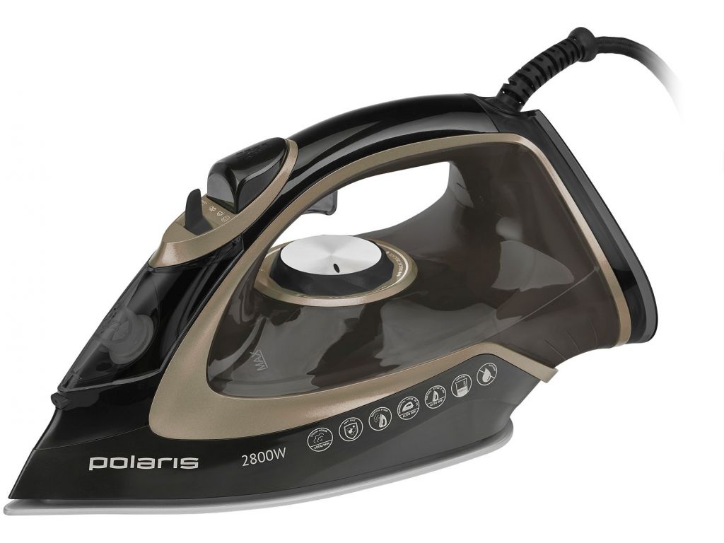 Утюг Polaris PIR 2821AK 3m (черный/золотистый)