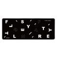 Коврик для мыши A4Tech FStyler FP75 черный/белый 750x300x2мм