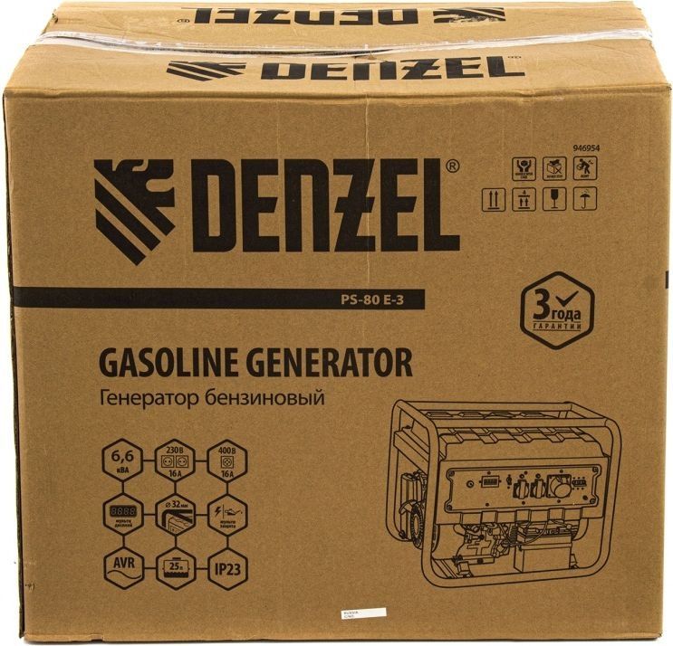 Бензиновый генератор Denzel PS 80 E-3