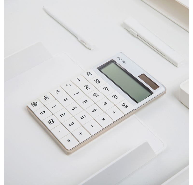 Калькулятор настольный Deli Nusign ENS041WHITE белый 12-разр.