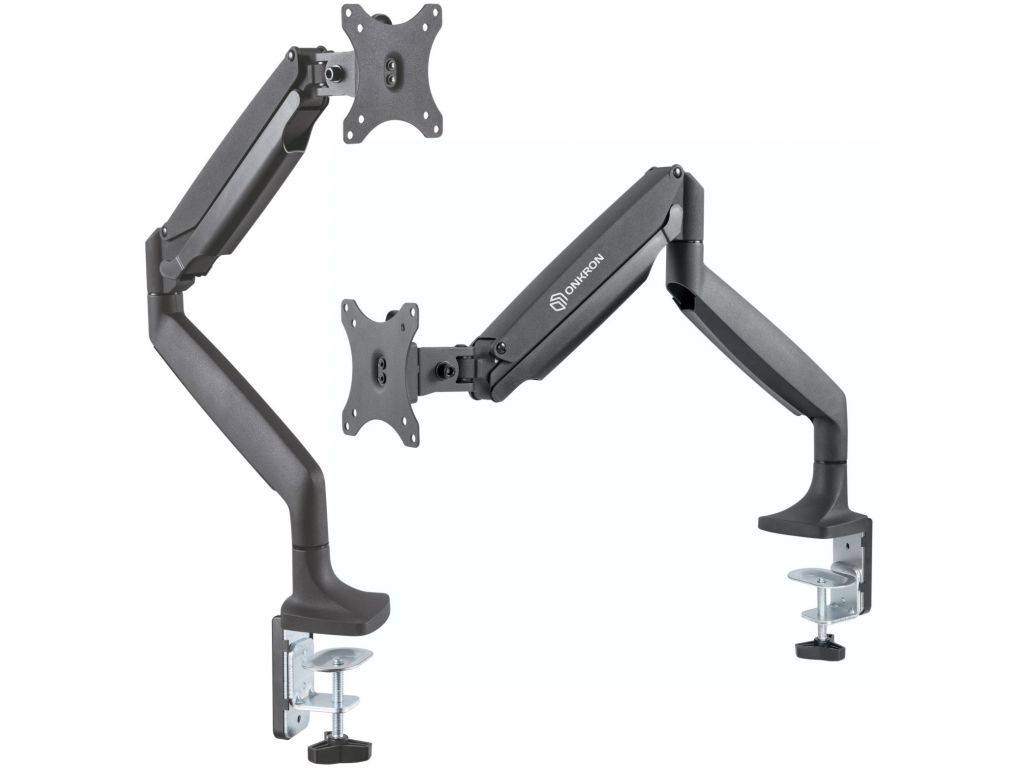 Кронштейн для мониторов Onkron G100 белый 13"-32" макс.9кг настольный поворот и наклон верт.перемещ.