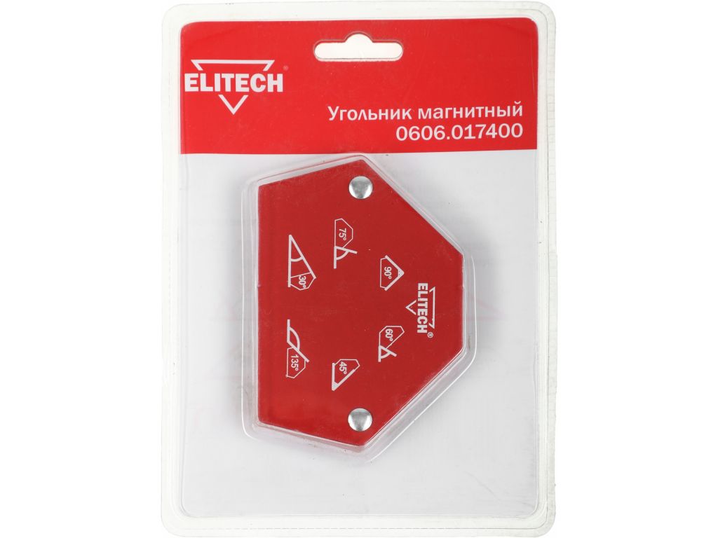 Угольник магнитный ELITECH 0606.017400