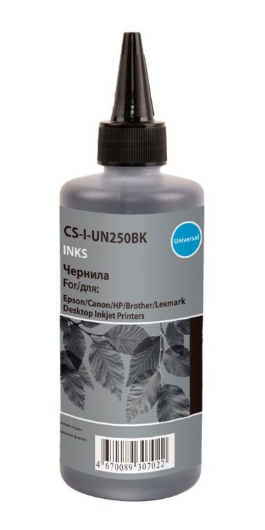 Чернила Cactus CS-I-Un250BK черный 250мл для HP/Lexmark/Canon/Epson/Brother