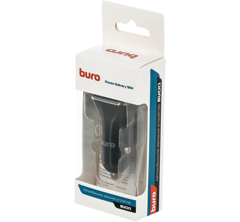 Автомобильное зарядное Buro BUCK1 (черный)