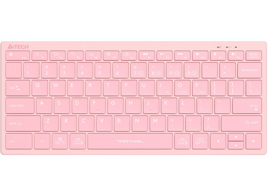 Клавиатура A4Tech Fstyler FBX51C (розовый)