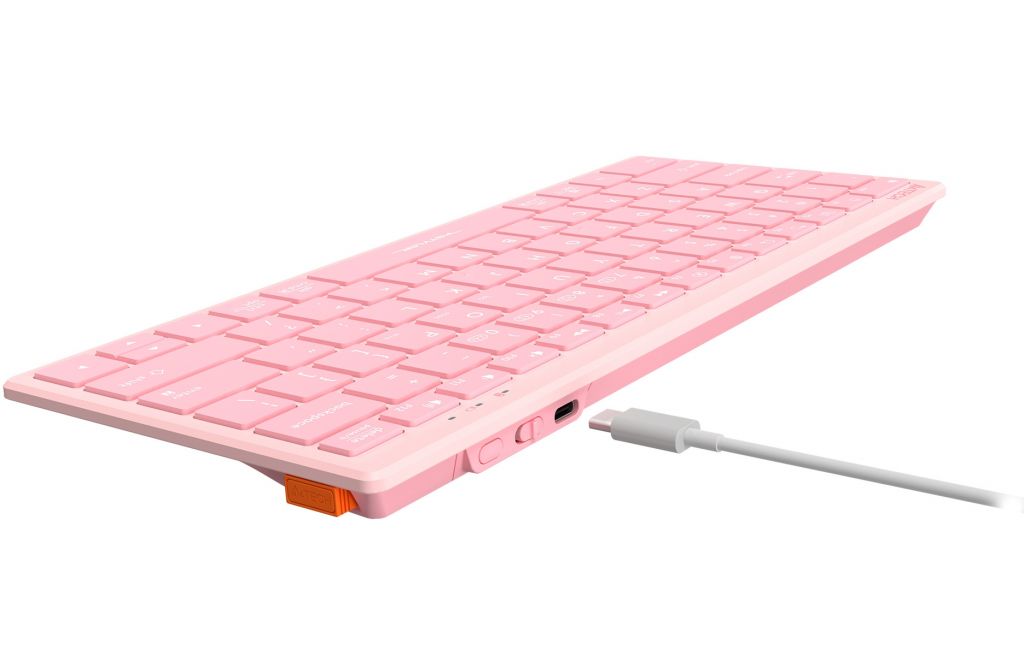 Клавиатура A4Tech Fstyler FBX51C (розовый)