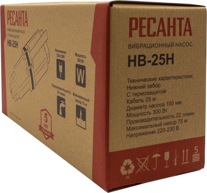 Колодезный насос Ресанта НВ-25Н