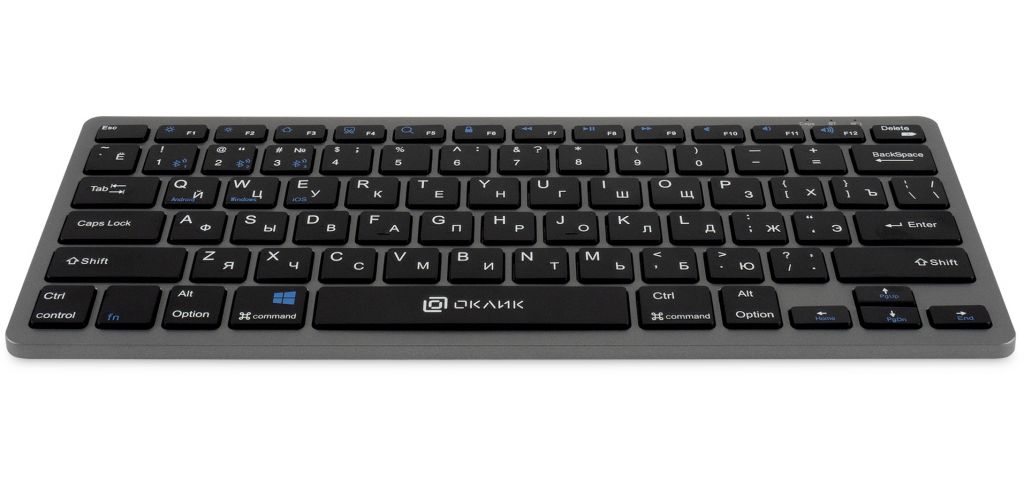 Клавиатура Oklick 835S (серый/черный)