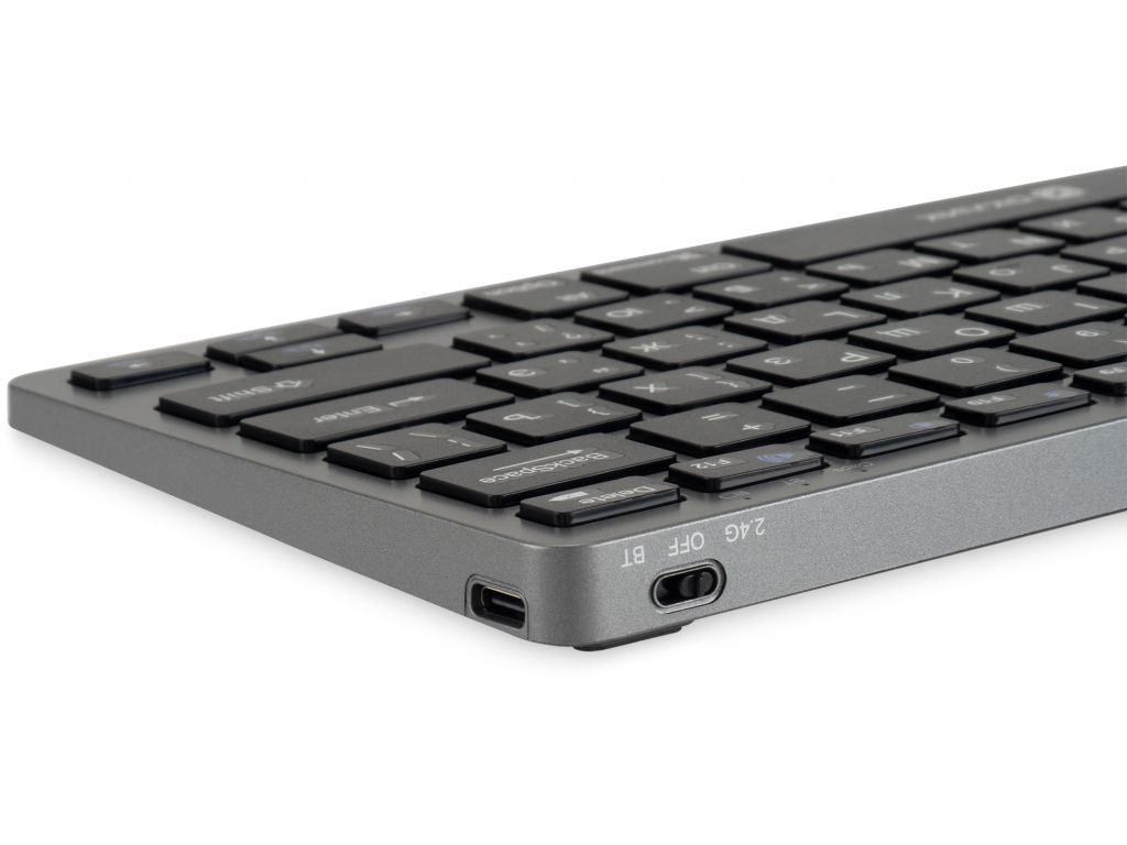 Клавиатура Oklick 835S (серый/черный)