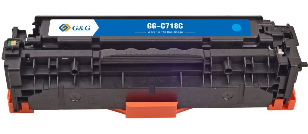 Картридж лазерный G&G GG-C718C голубой (2900стр.) для Canon MF8330i/MF8330/MF8350/LBP7200