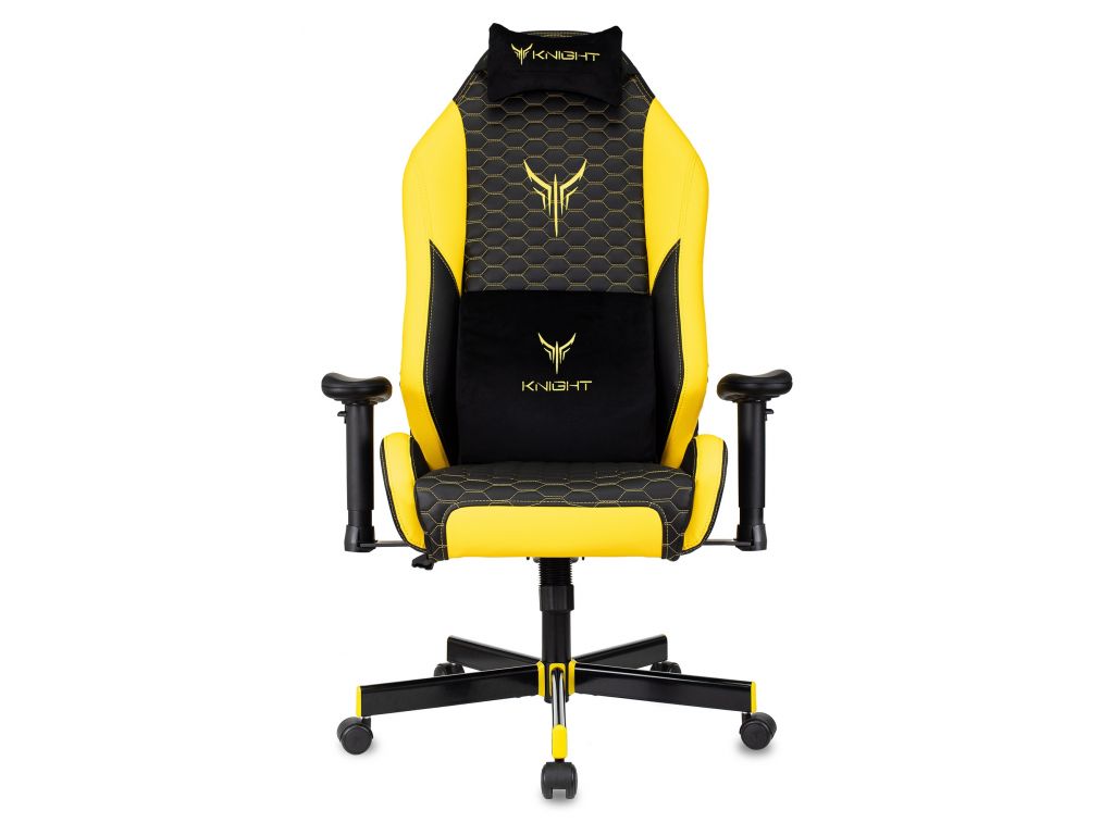 Кресло Knight Neon (черный/желтый)