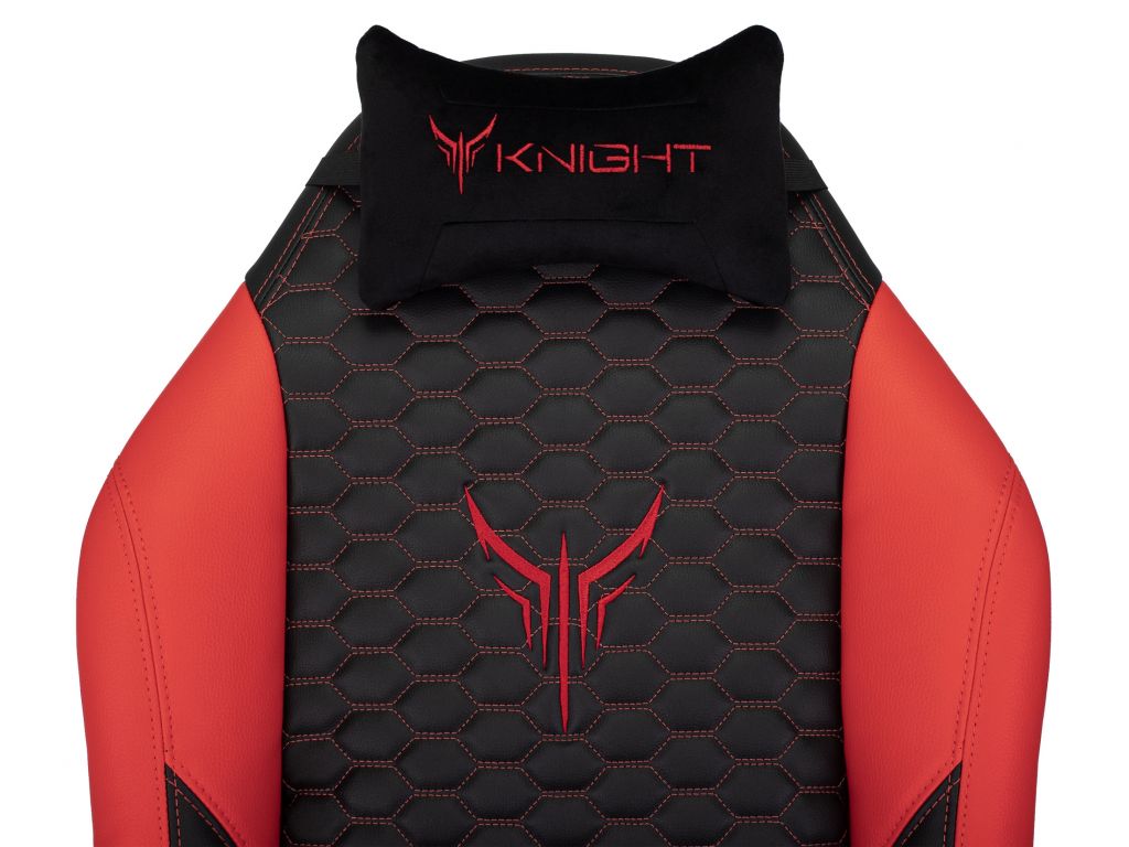 Кресло Knight Neon (черный/красный)