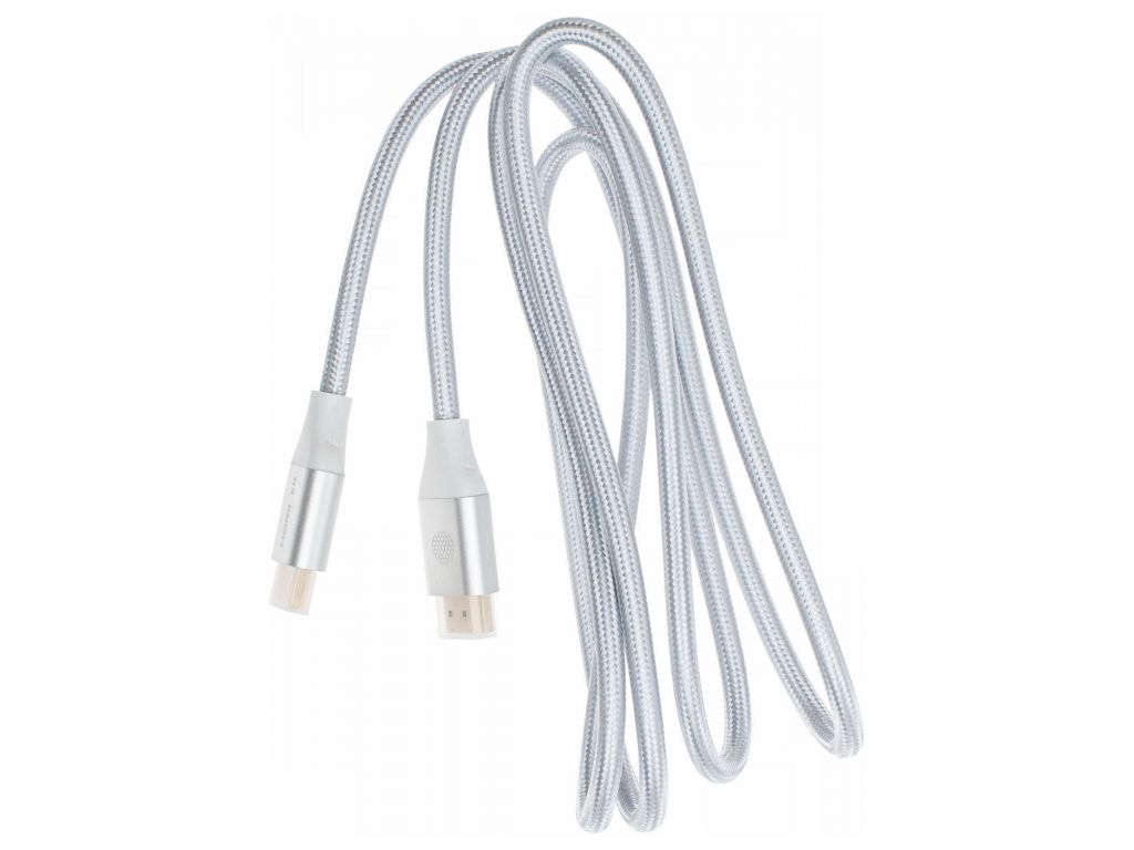 Кабель аудио-видео Cactus CS-HDMI.2.1-1.8 HDMI (m)/HDMI (m) 1.8м. Позолоченные контакты серебристый