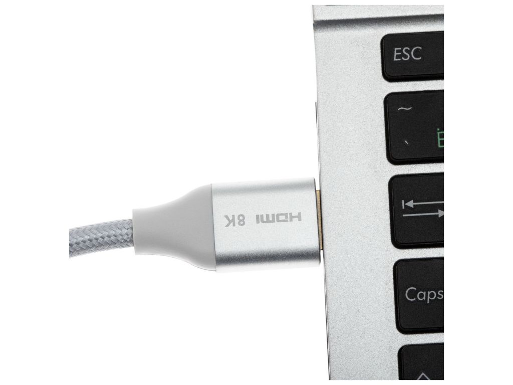 Кабель аудио-видео Cactus CS-HDMI.2.1-1.8 HDMI (m)/HDMI (m) 1.8м. Позолоченные контакты серебристый