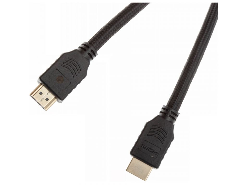 Кабель аудио-видео Cactus CS-HDMI.2-1.8 HDMI (m)/HDMI (m) 1.8м. Позолоченные контакты черный