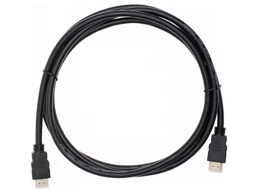 Кабель аудио-видео Cactus CS-HDMI.1.4-2 HDMI (m)/HDMI (m) 2м. Позолоченные контакты черный